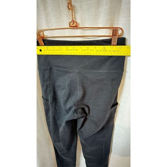 American Eagle Outfitters Leggings Women Small Black High-Waisted Tights Pockets - Picture 8 of 12